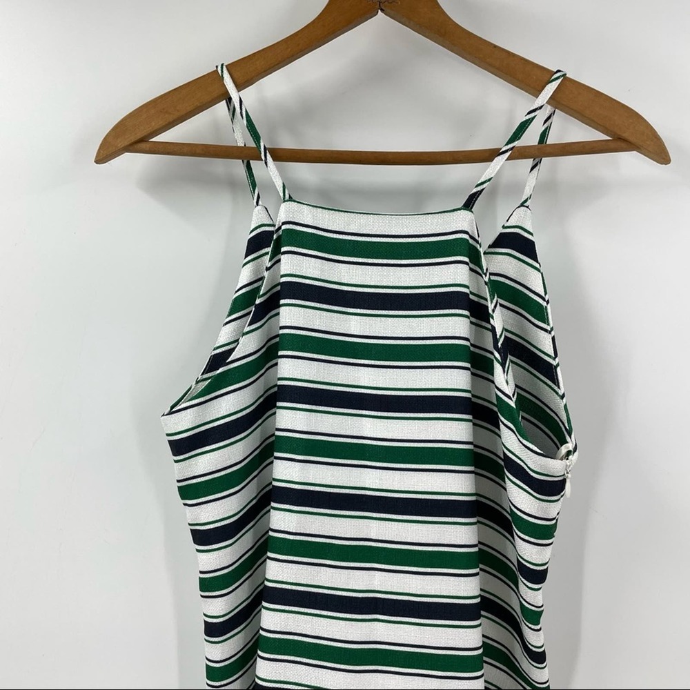 J.O.A. Striped Maxi Dress Side Slits Y2K 90s XS - Picture 2 of 10